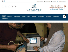 Tablet Screenshot of cavalvet.com